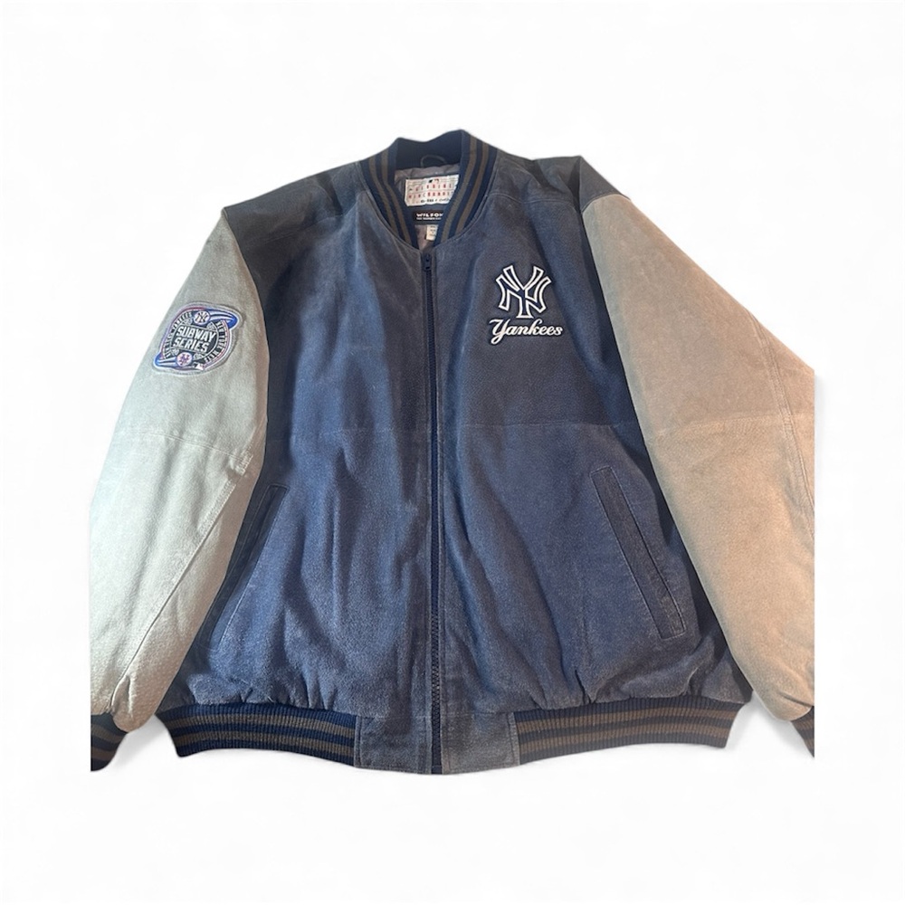 Vintage Men’s Suede New York Yankees Subway Series 2000 XXL Excellent Condition